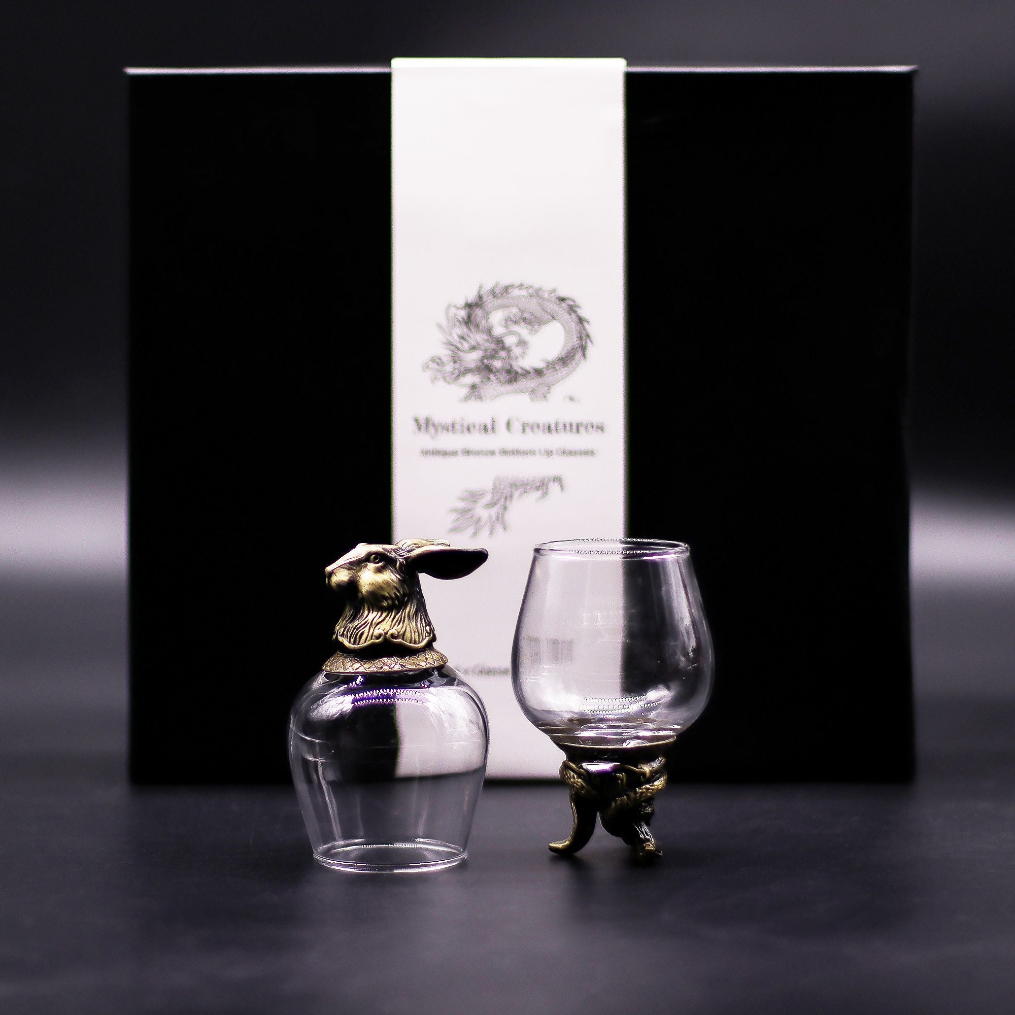 Gift Set of 6 Glasses (100ml) | Antique Bronze