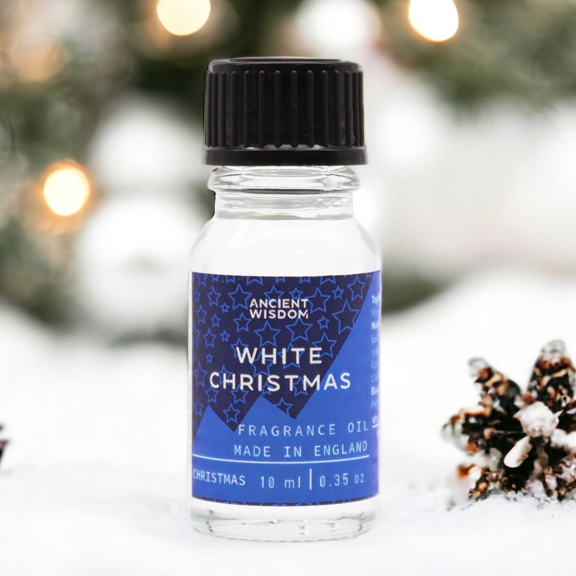 White Christmas Fragrance Oil 10ml (Pack of 5)