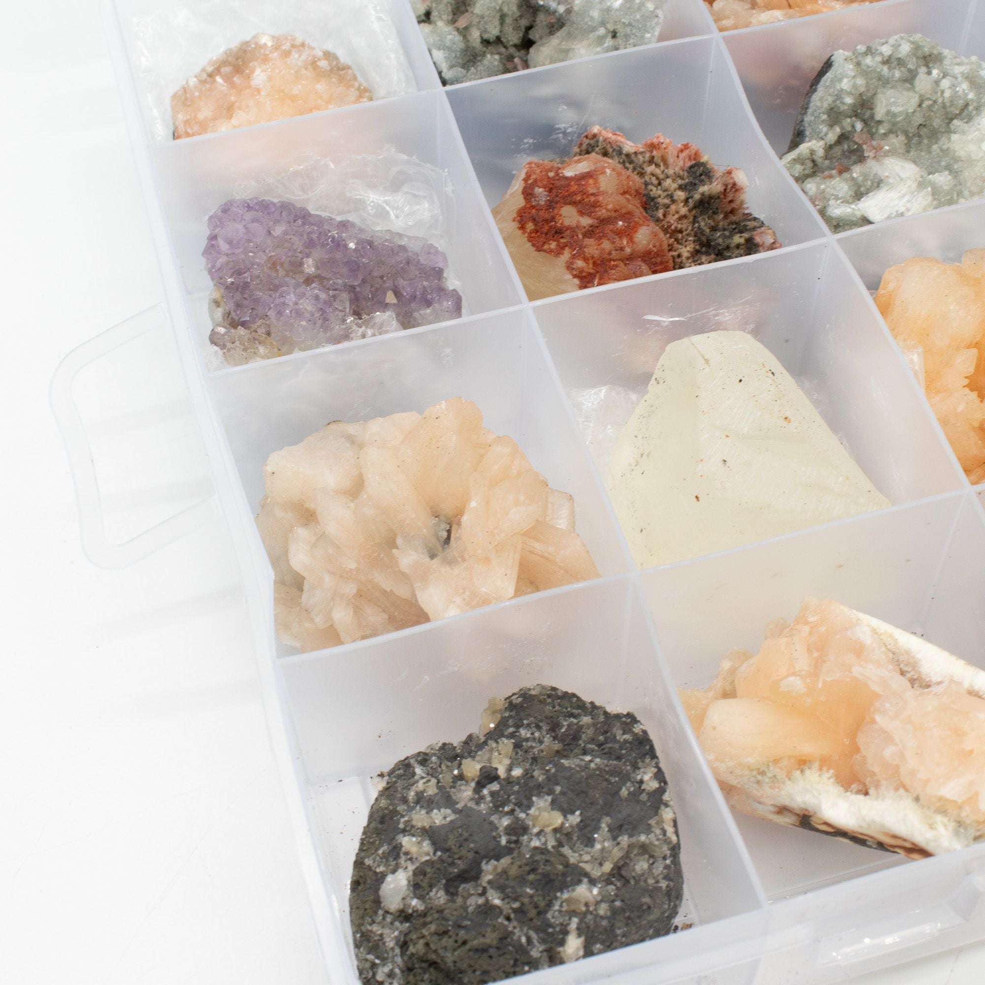 24x Mineral Specimens - Mixed Indian Zeolites