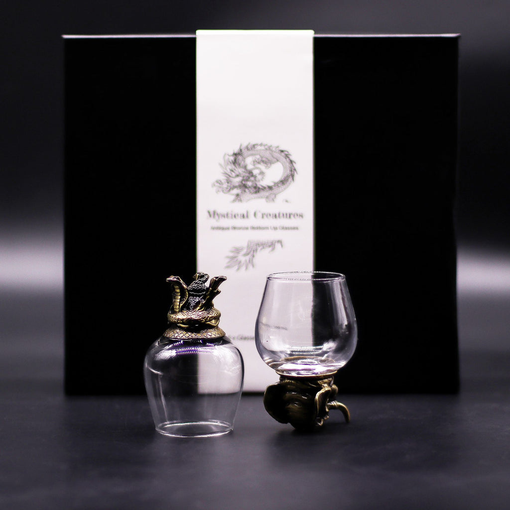 Gift Set of 6 Glasses (100ml) | Antique Bronze