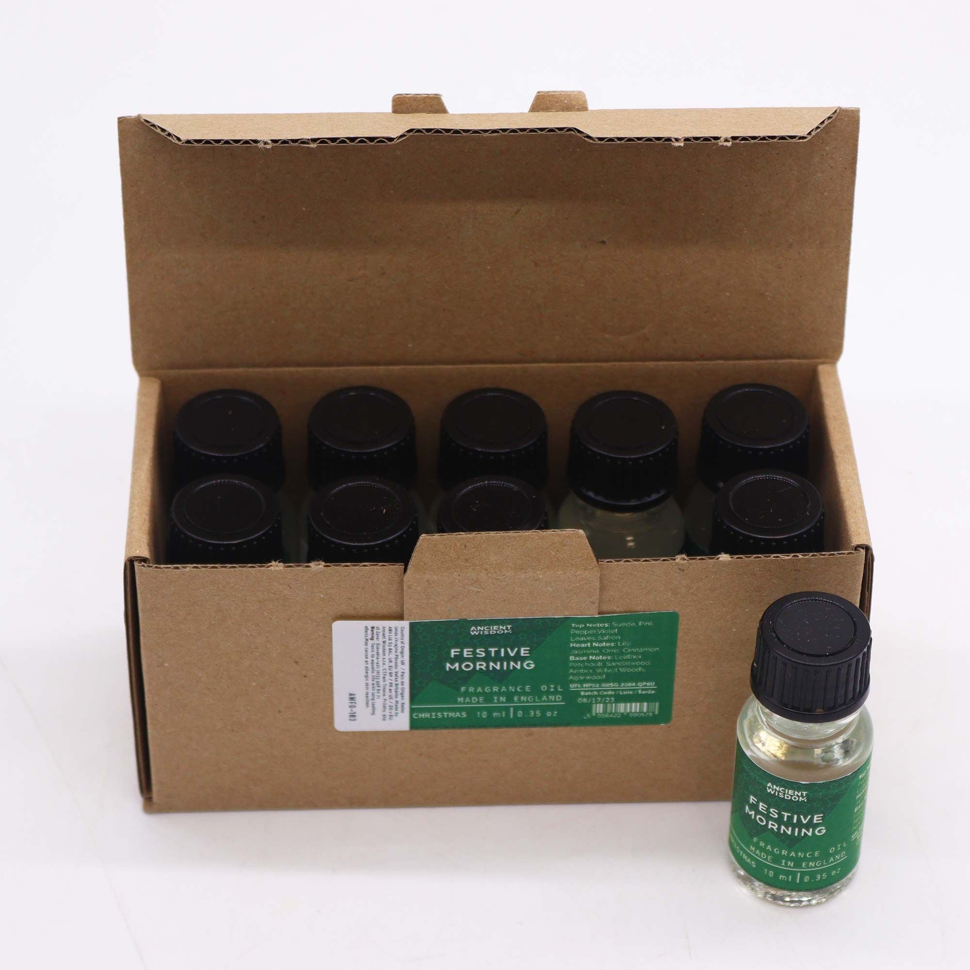 Festive Morning Fragrance Oil 10ml (Pack of 5)