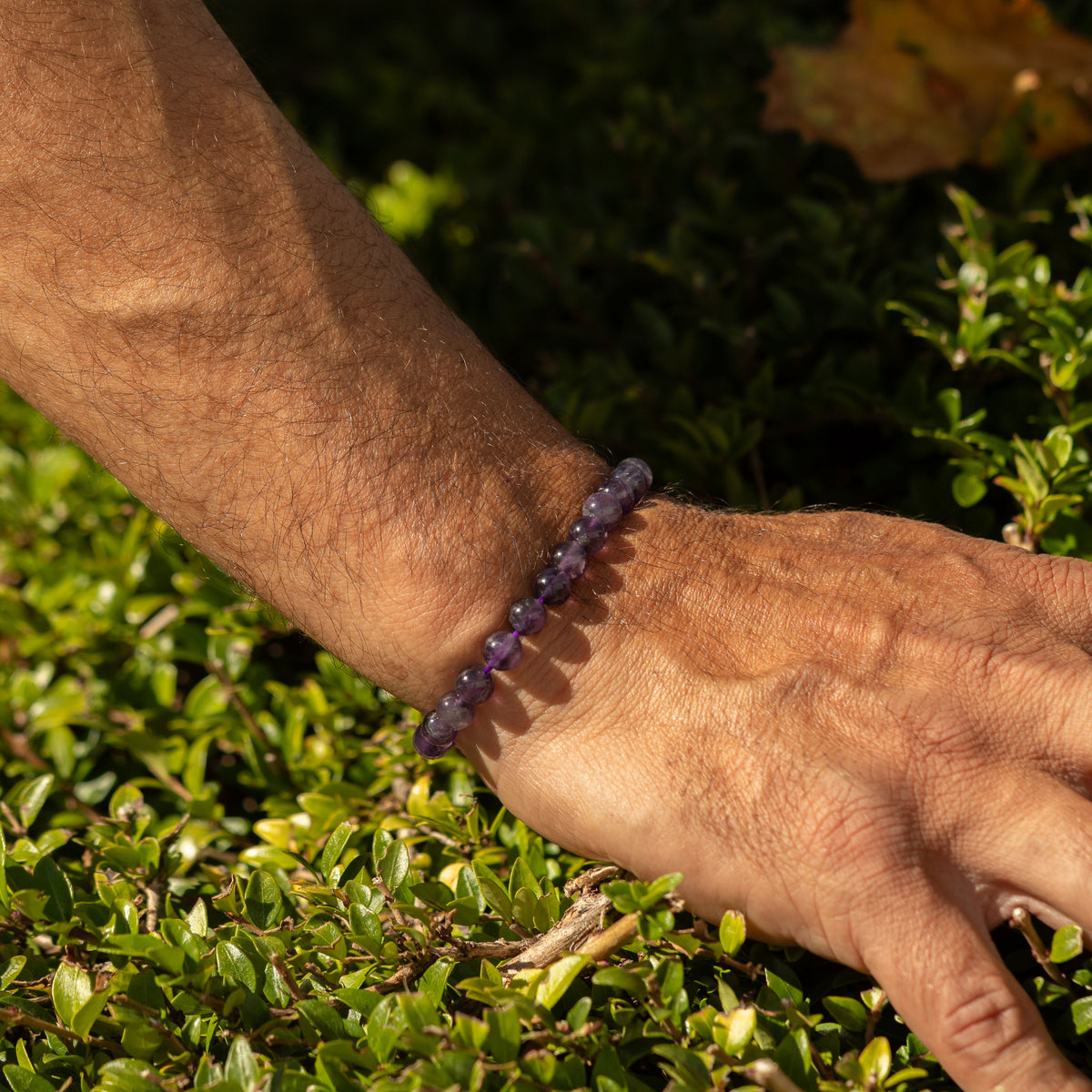 Petite Power Bracelet (17cmx6mm) - Amethyst