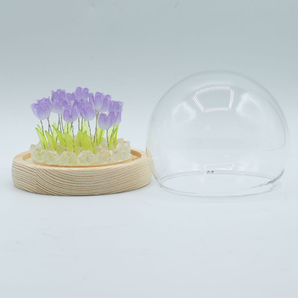 Floral Glow Garden Dome Crystal Tree UK | 20 Stone Gemstone Tree decorative crystal gemstone tree