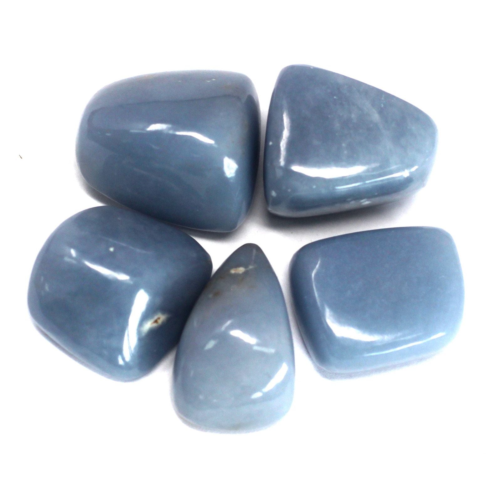 Premium Tumble Stone - Angelite