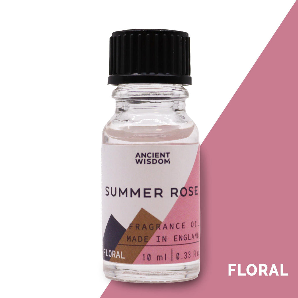 10ml Summer Rose Fragrance Oil (Pack of 5)