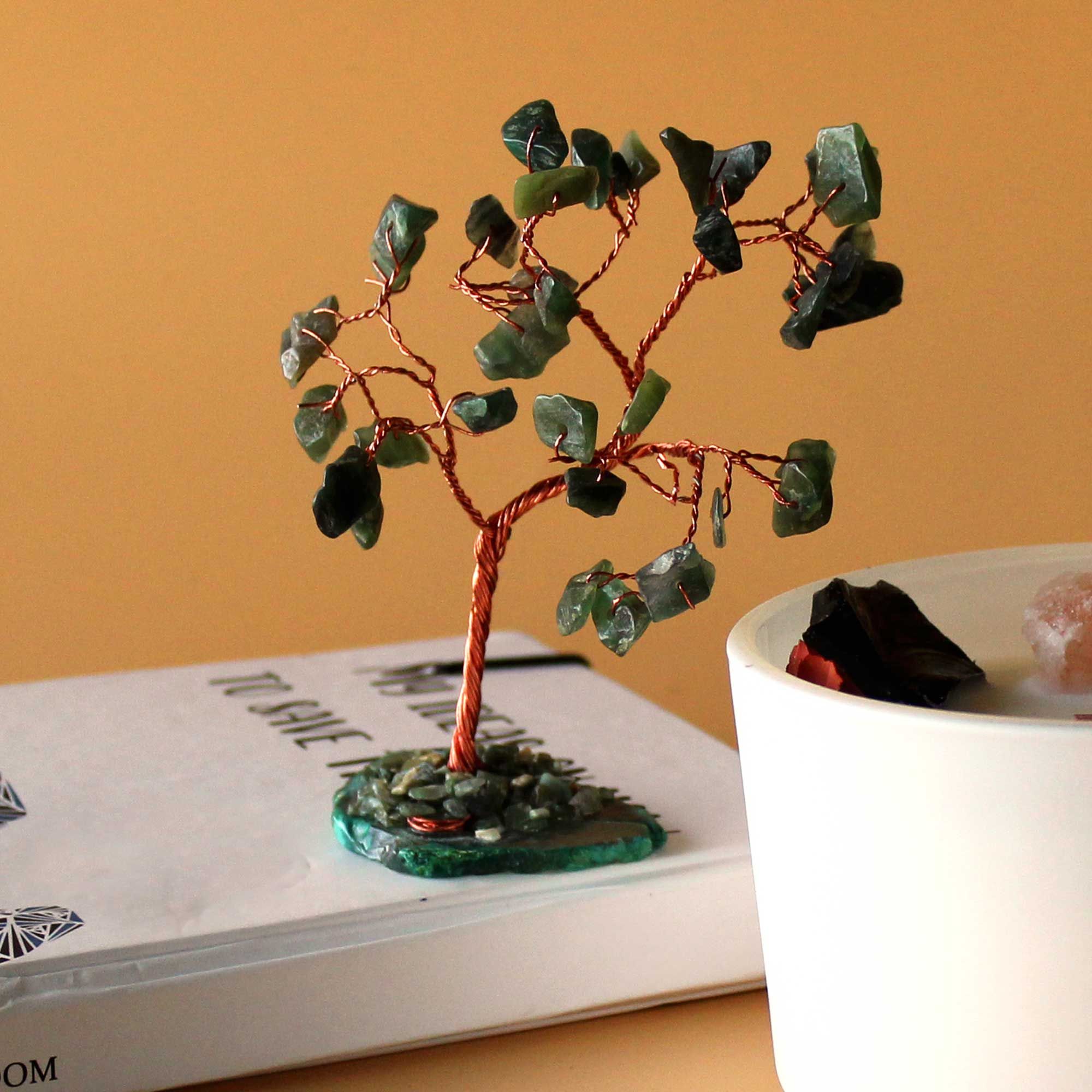 Gemstone Tree Crystal Tree UK | 35 Stone Gemstone Tree decorative crystal gemstone tree