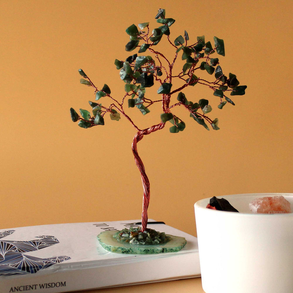 Lrg Gemstone Tree Crystal Tree UK | 100 Stone Gemstone Tree decorative crystal gemstone tree