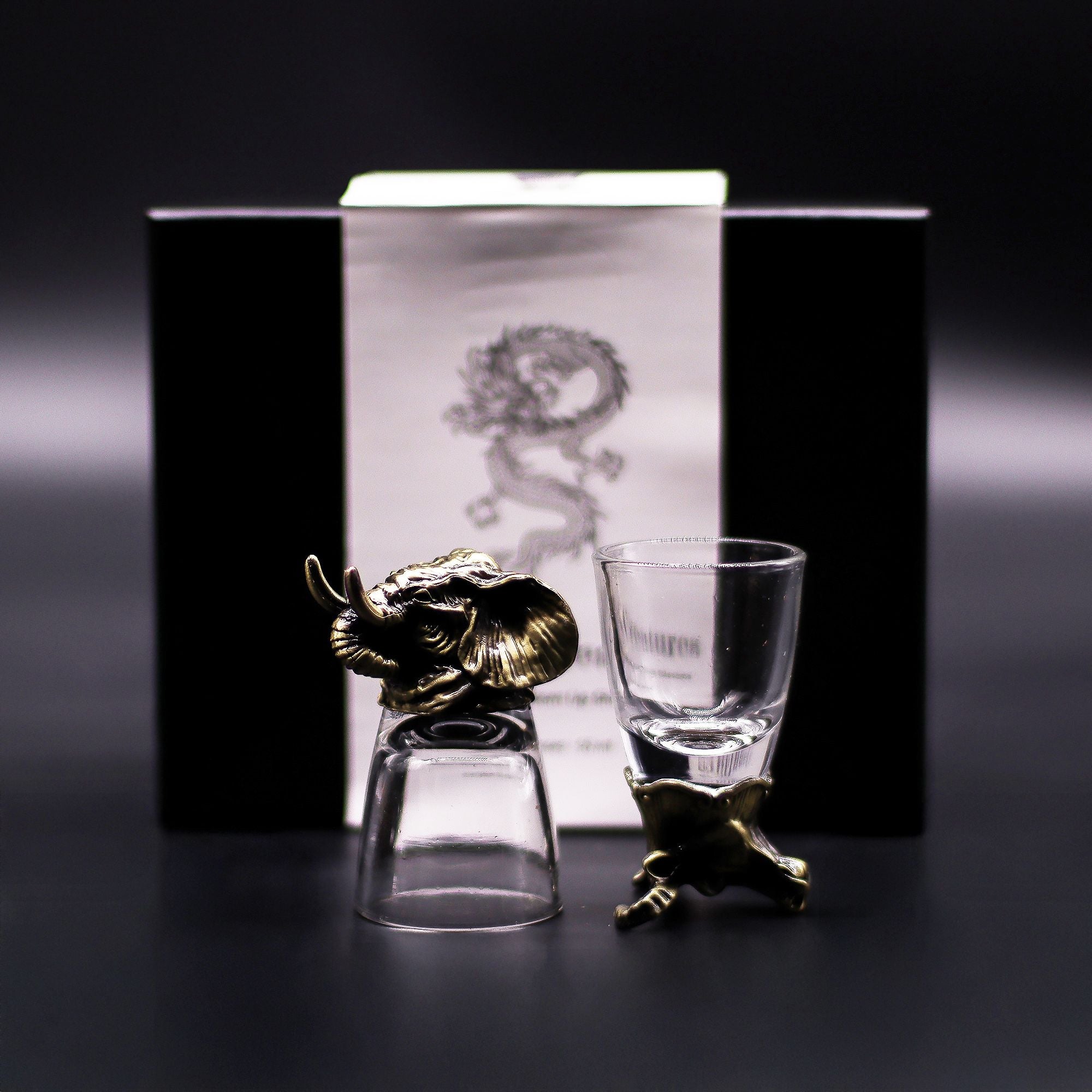 Gift Set of 6 Shot Glasses (50ml) | Antique Bronze