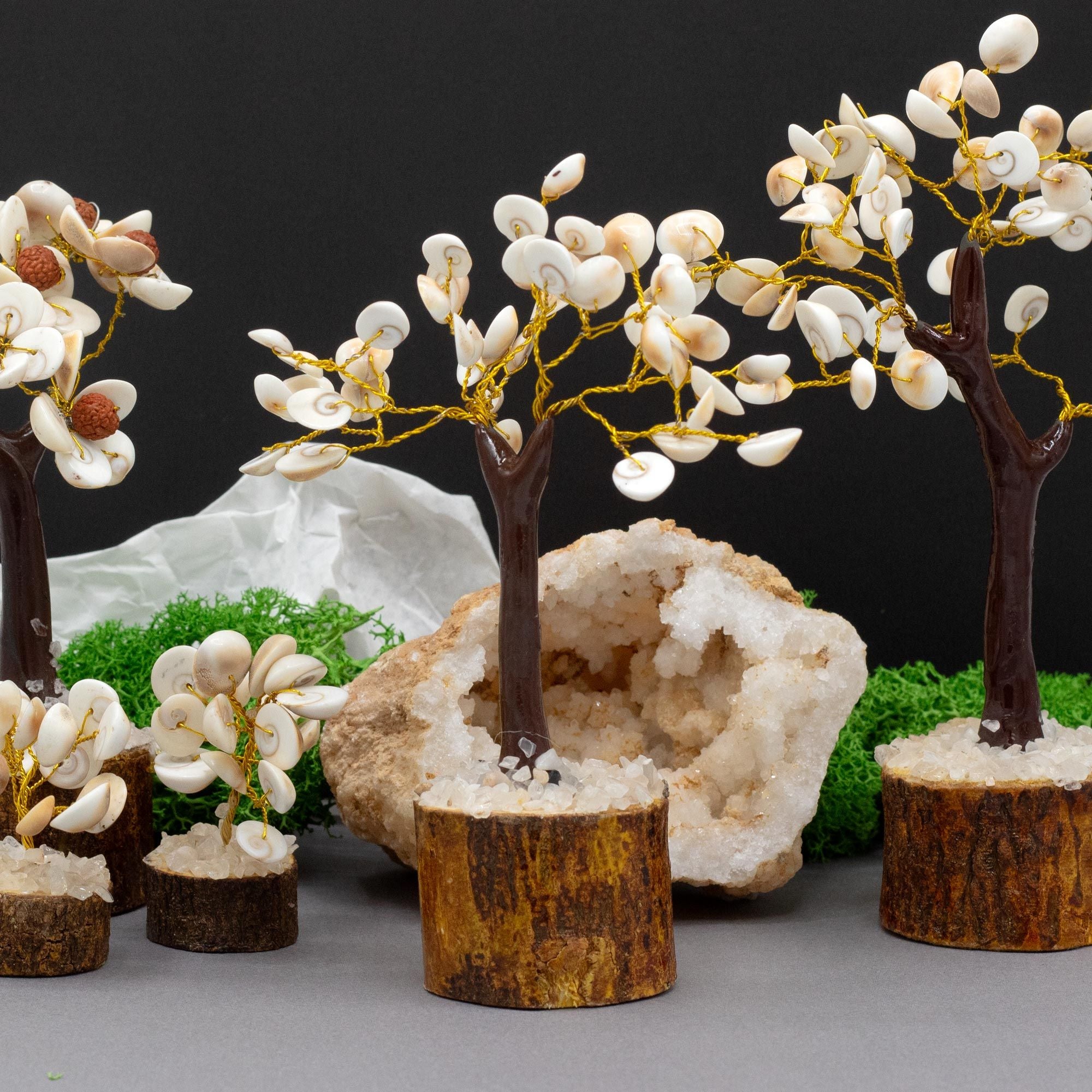Med Gomati Chakra Circle Stone Tree Crystal Tree UK | 45 Stone Gemstone Tree decorative crystal gemstone tree