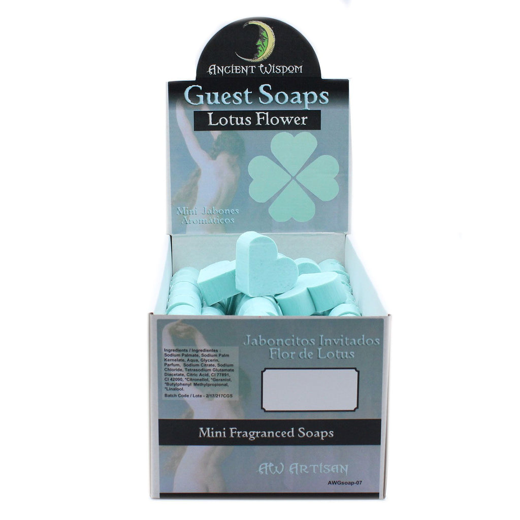 Heart Guest Soap - Lotus Flower (Pack of 10)