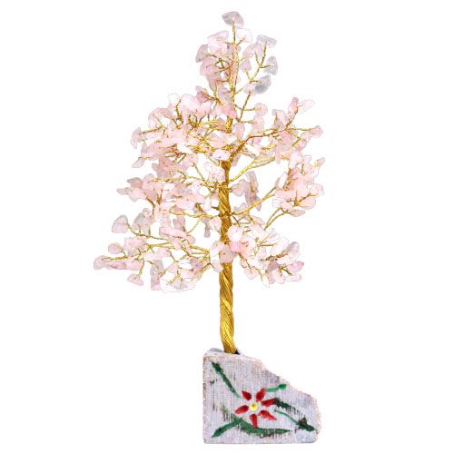 Rose Quartz - 320 Stone Gemstone Tree