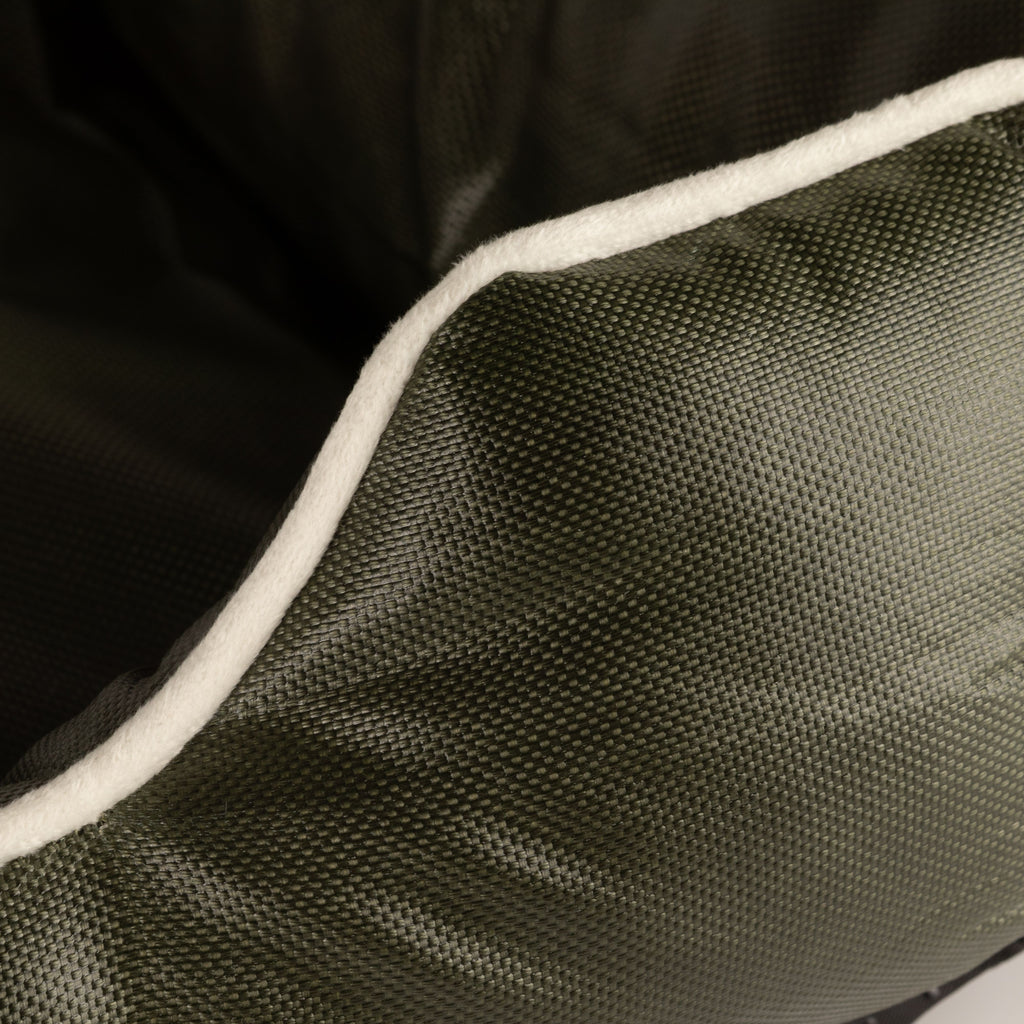 PAW Bed – Small Khaki Green – 60 × 50 × 15cm