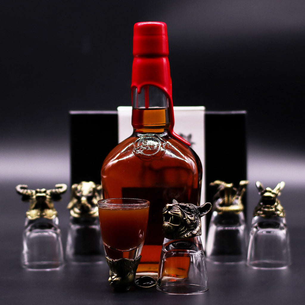 Gift Set of 6 Shot Glasses (50ml) | Antique Bronze