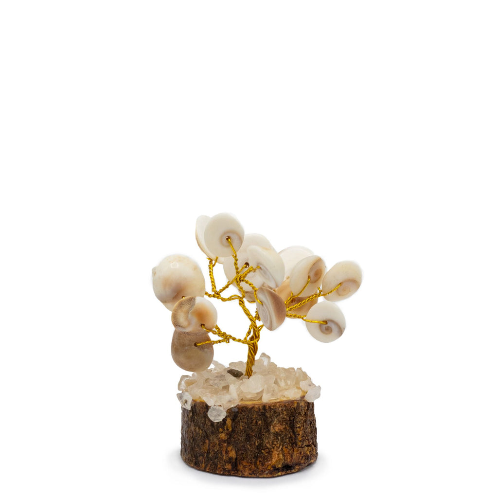 Small Gomati Chakra Circle Stone Tree with Rudraksha Crystal Tree UK | 15 Stone Gemstone Tree decorative crystal gemstone tree