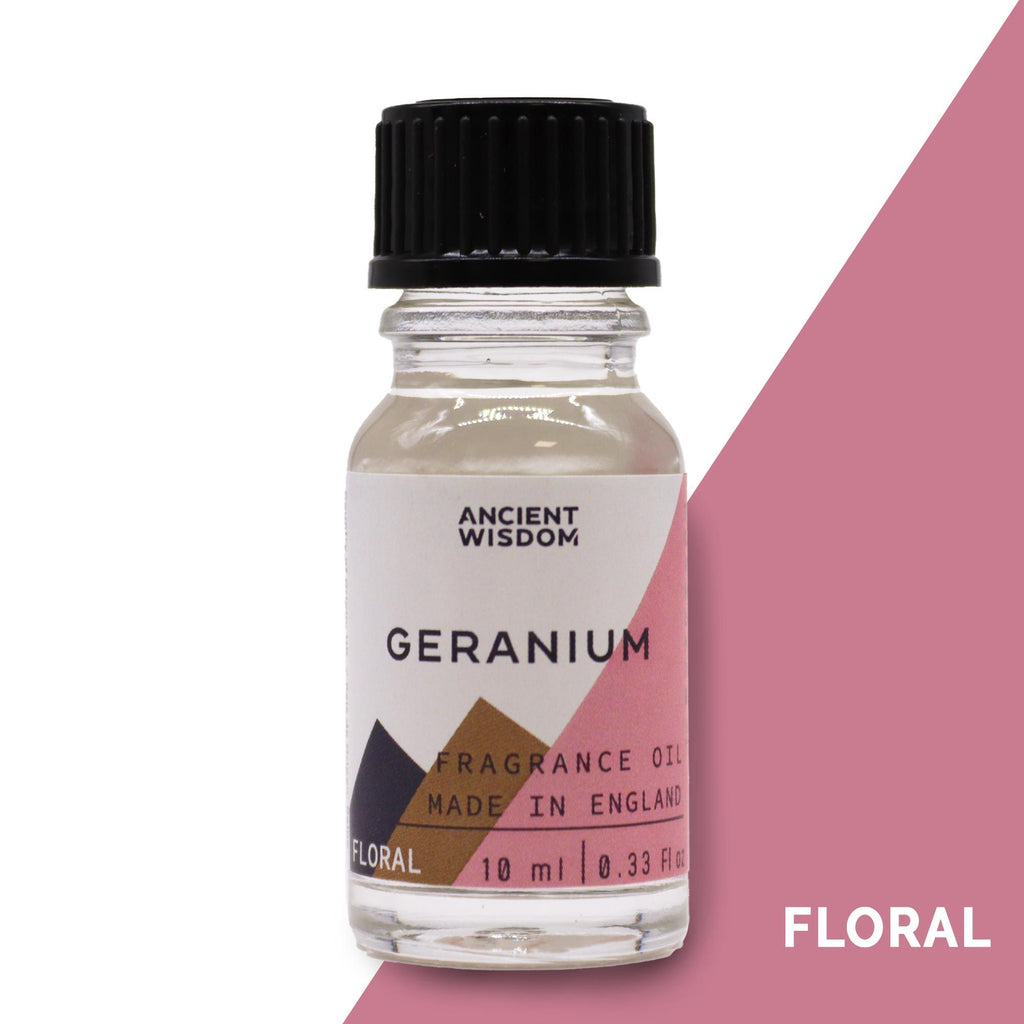 10ml Geranium Fragrance Oil (Pack of 5)