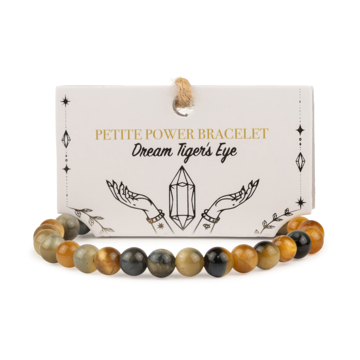 Petite Power Bracelet (17cmx6mm) - Dream Tigereye