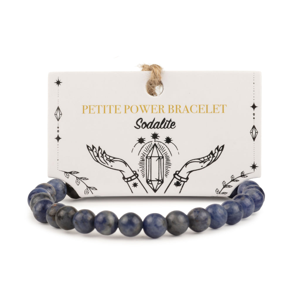 Petite Power Bracelet (17cmx6mm) - Sodalite