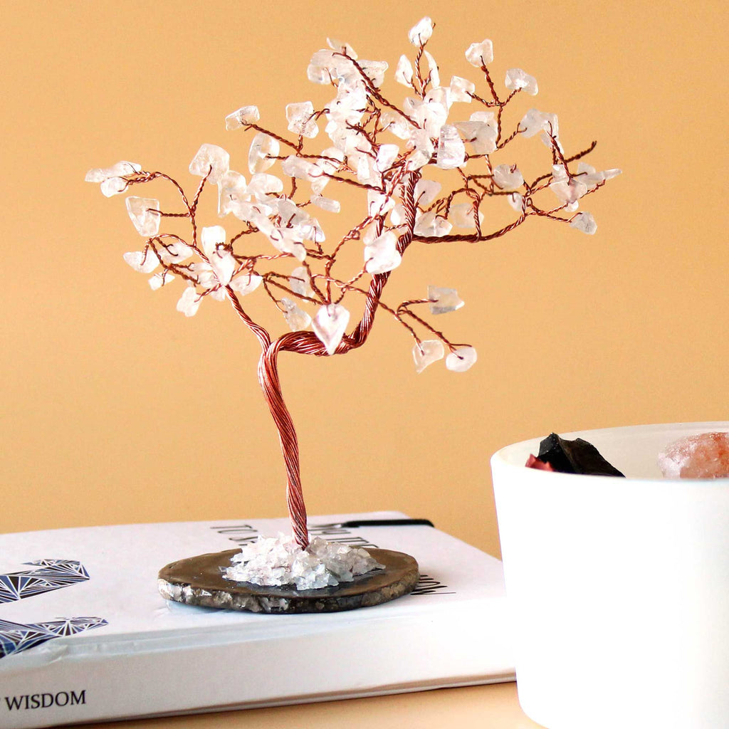 Lrg Gemstone Tree Crystal Tree UK | 100 Stone Gemstone Tree decorative crystal gemstone tree