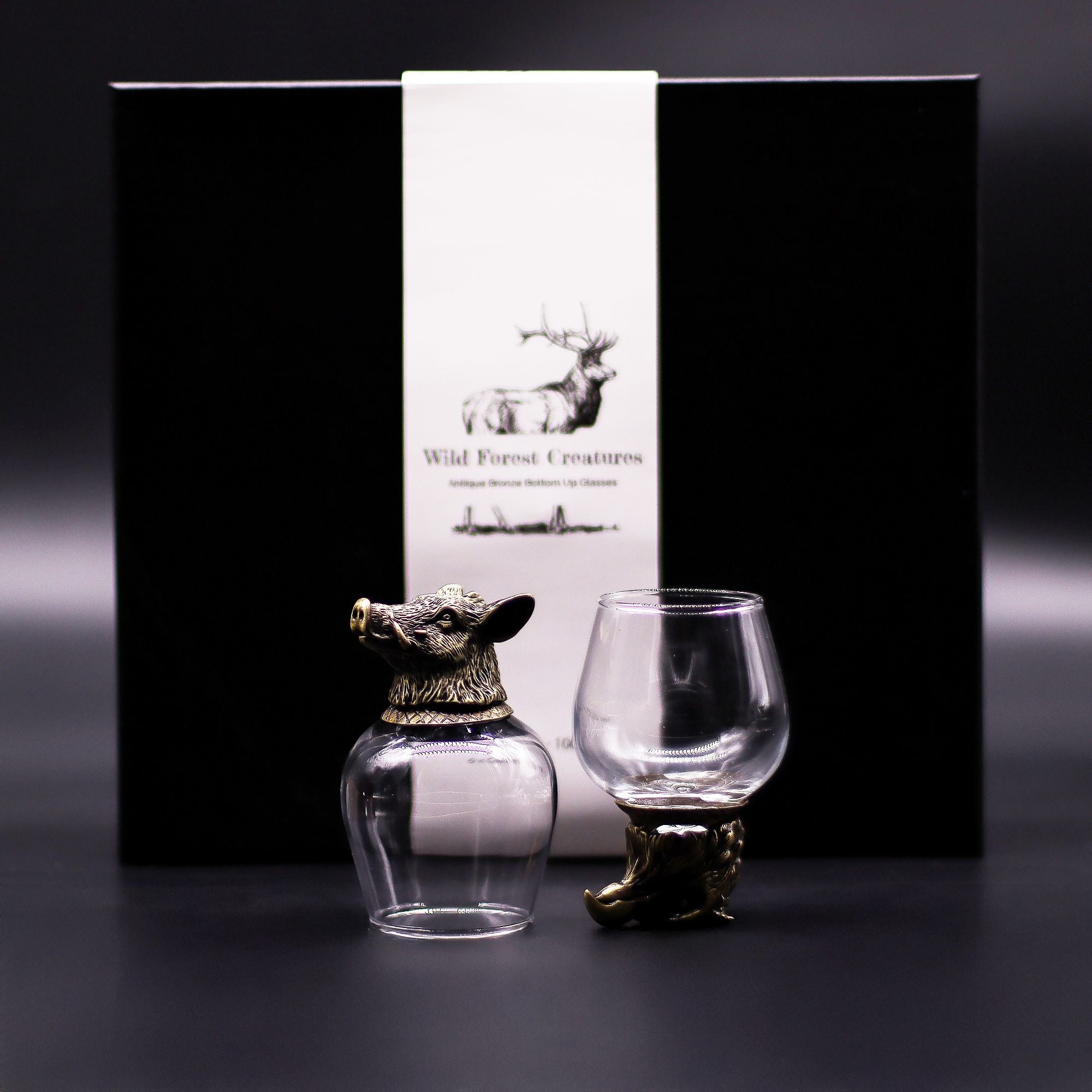 Gift Set of 6 Glasses (100ml) | Antique Bronze