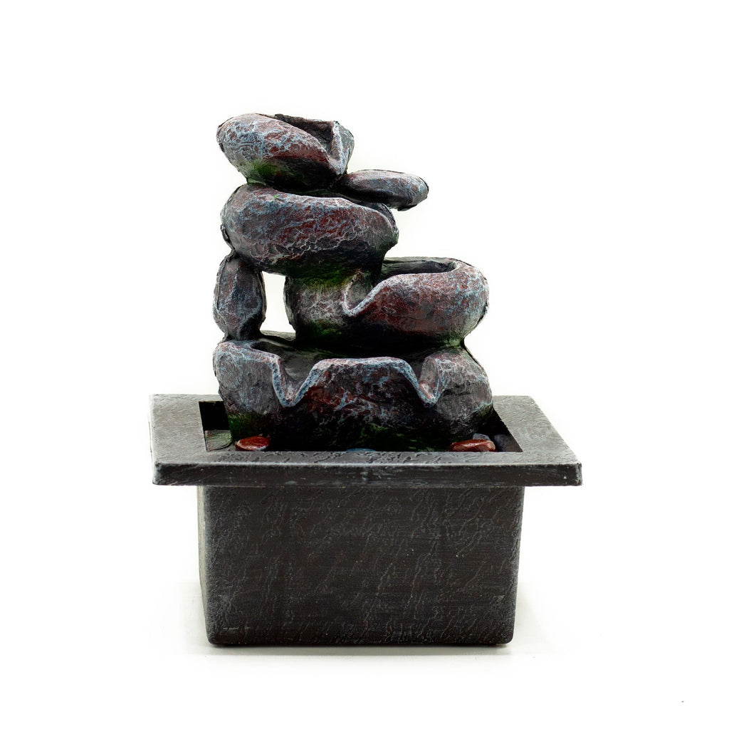 Tabletop Water Feature Crystal Tree UK | 20 Stone Gemstone Tree decorative crystal gemstone tree