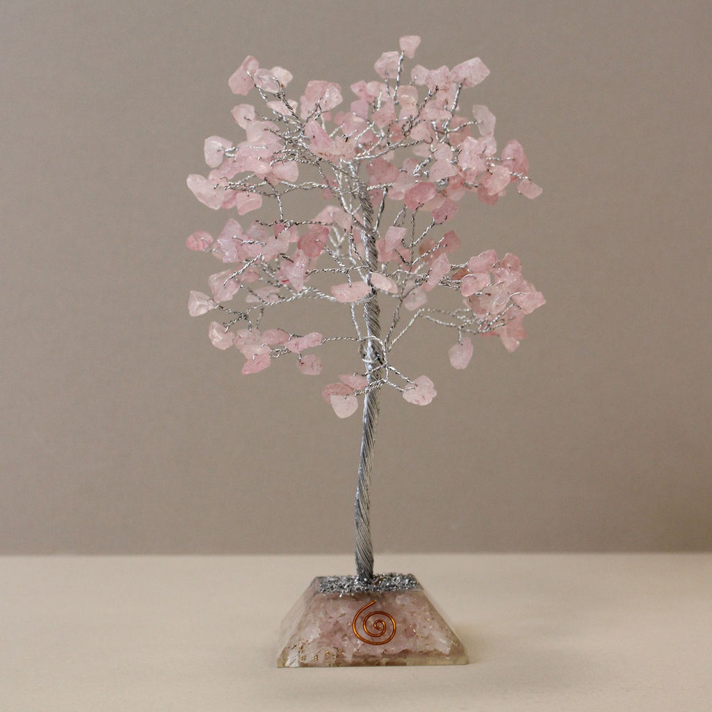 Gemstone Tree with Organite Base Crystal Tree UK | 160 Stone Gemstone Tree decorative crystal gemstone tree