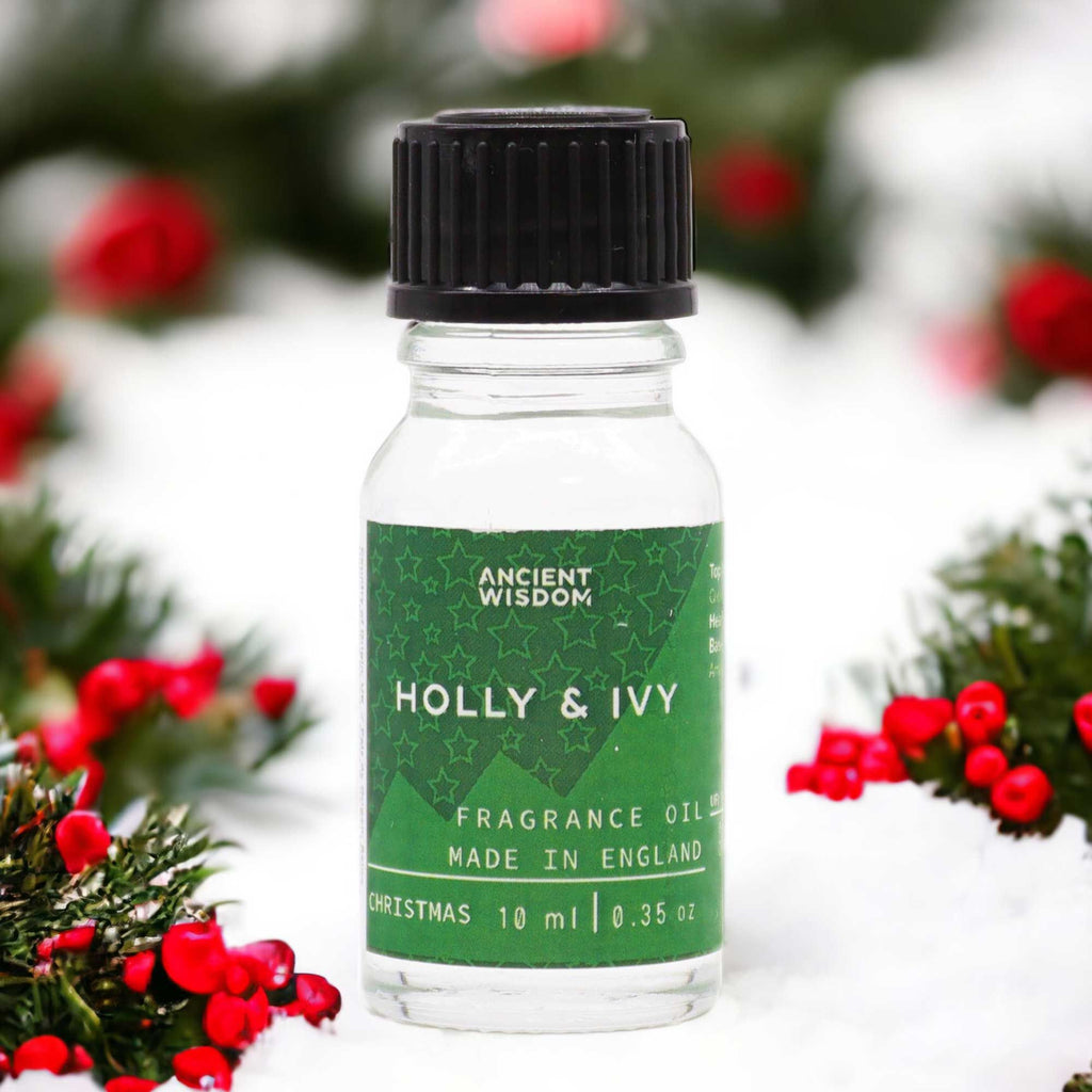 Holly & Ivy Fragrance Oil 10ml (Pack of 5)