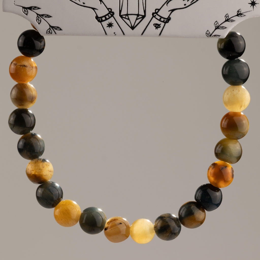 Petite Power Bracelet (17cmx6mm) - Dream Tigereye