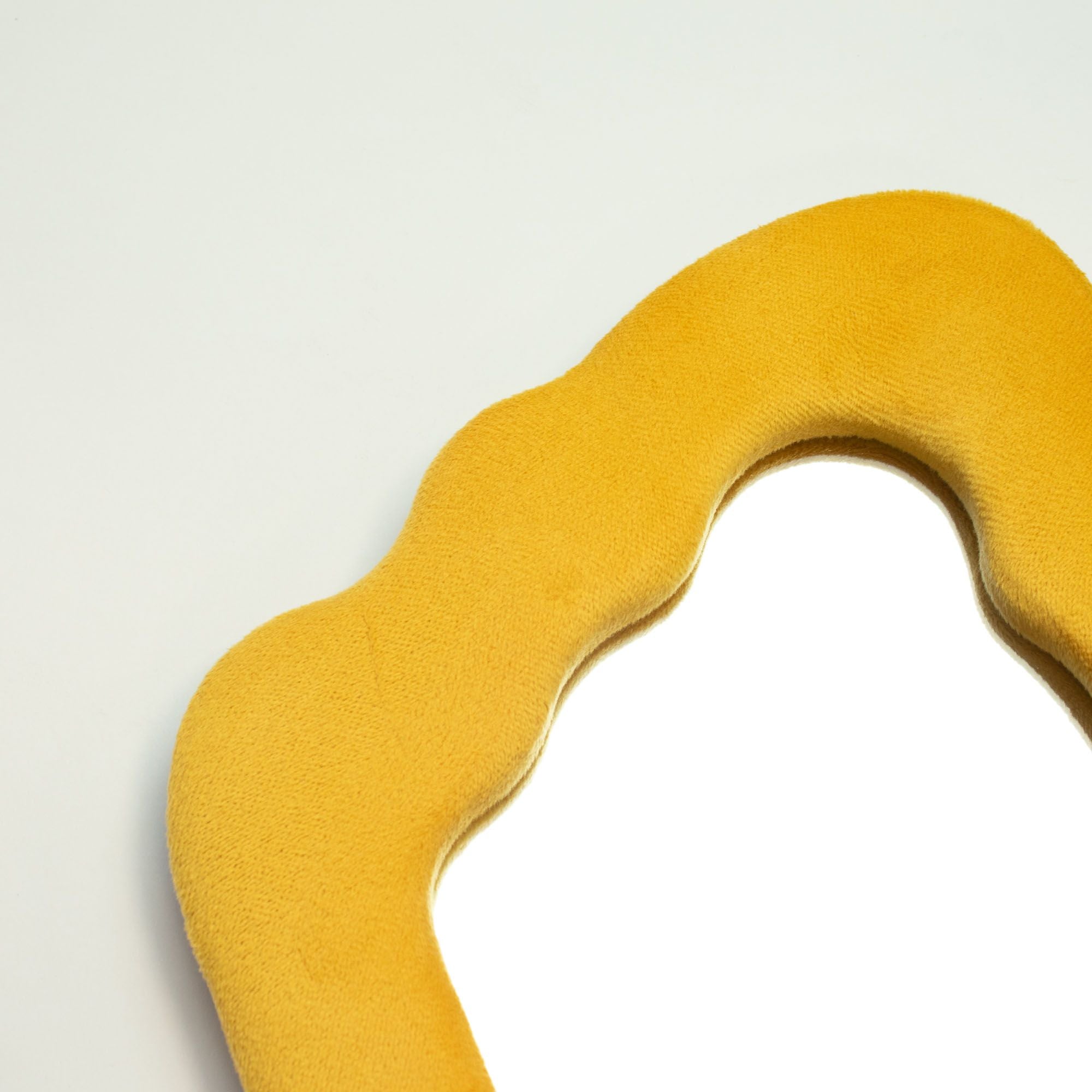 Soft Squiggly Mirror – Flame – Marigold (23x27.5x2.3cm)
