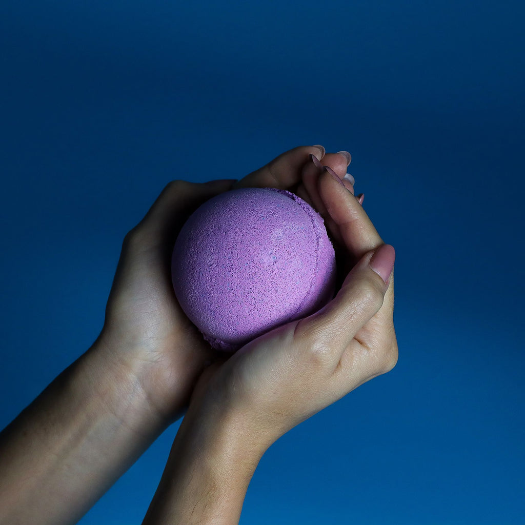 Set of 3 Blackberry Bath Bombs | Handmade Bath Bomb UK