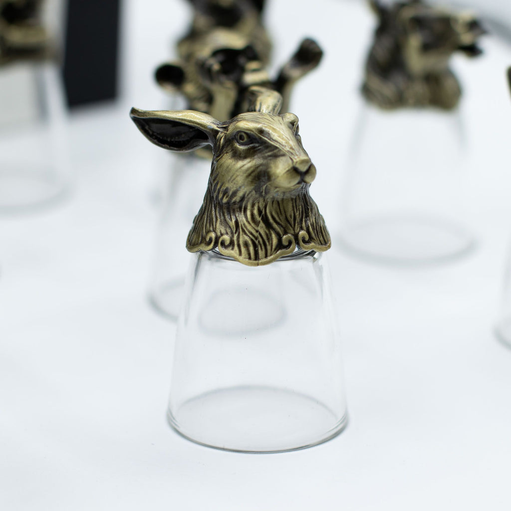 Gift Set of 12 Glasses (25ml) | Antique Bronze