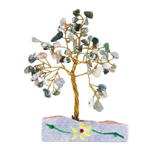 Tree Agate Crystal Tree UK | 80 Stone Gemstone Tree decorative crystal gemstone tree
