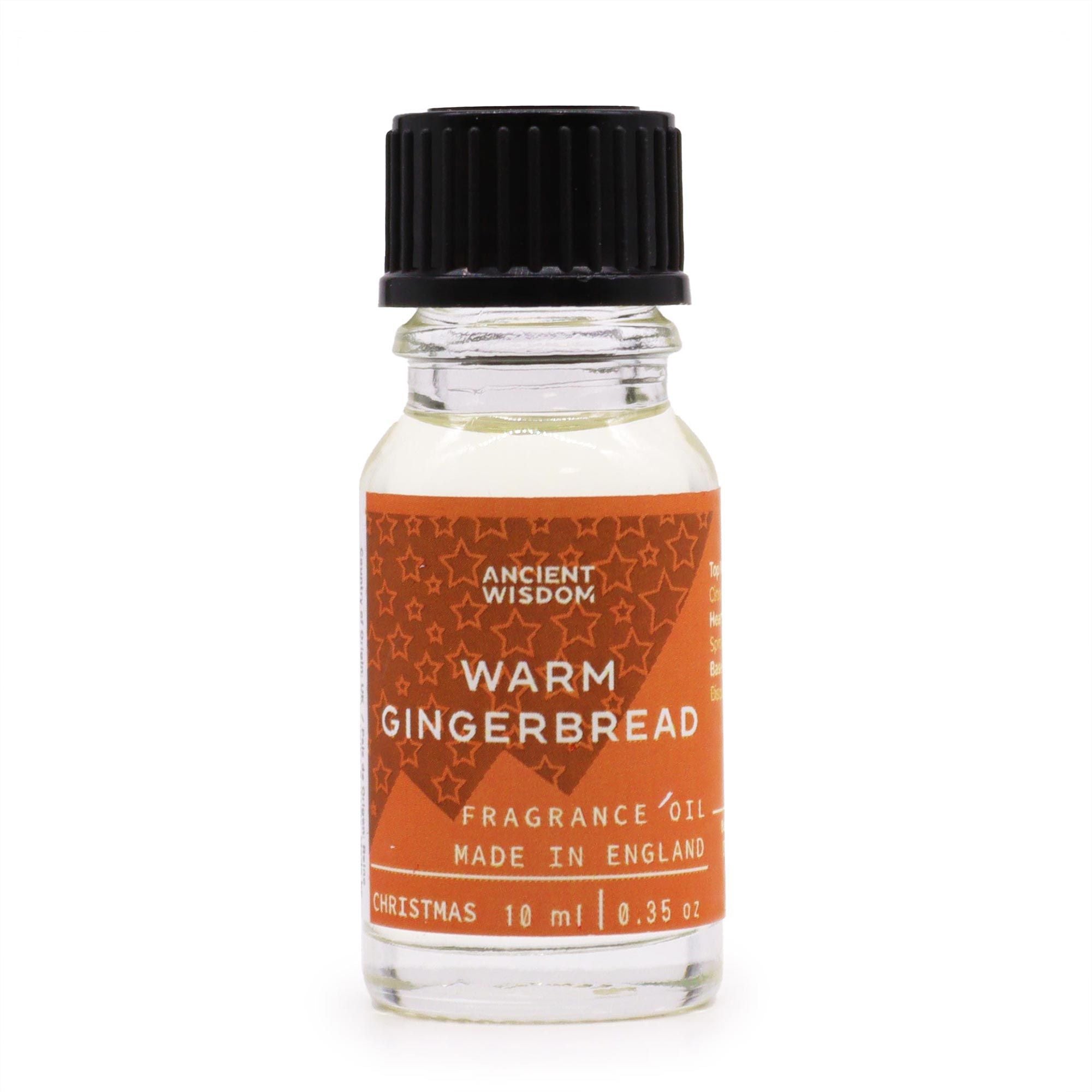 Warm Gingerbread Fragrance Oil 10ml (Pack of 5)