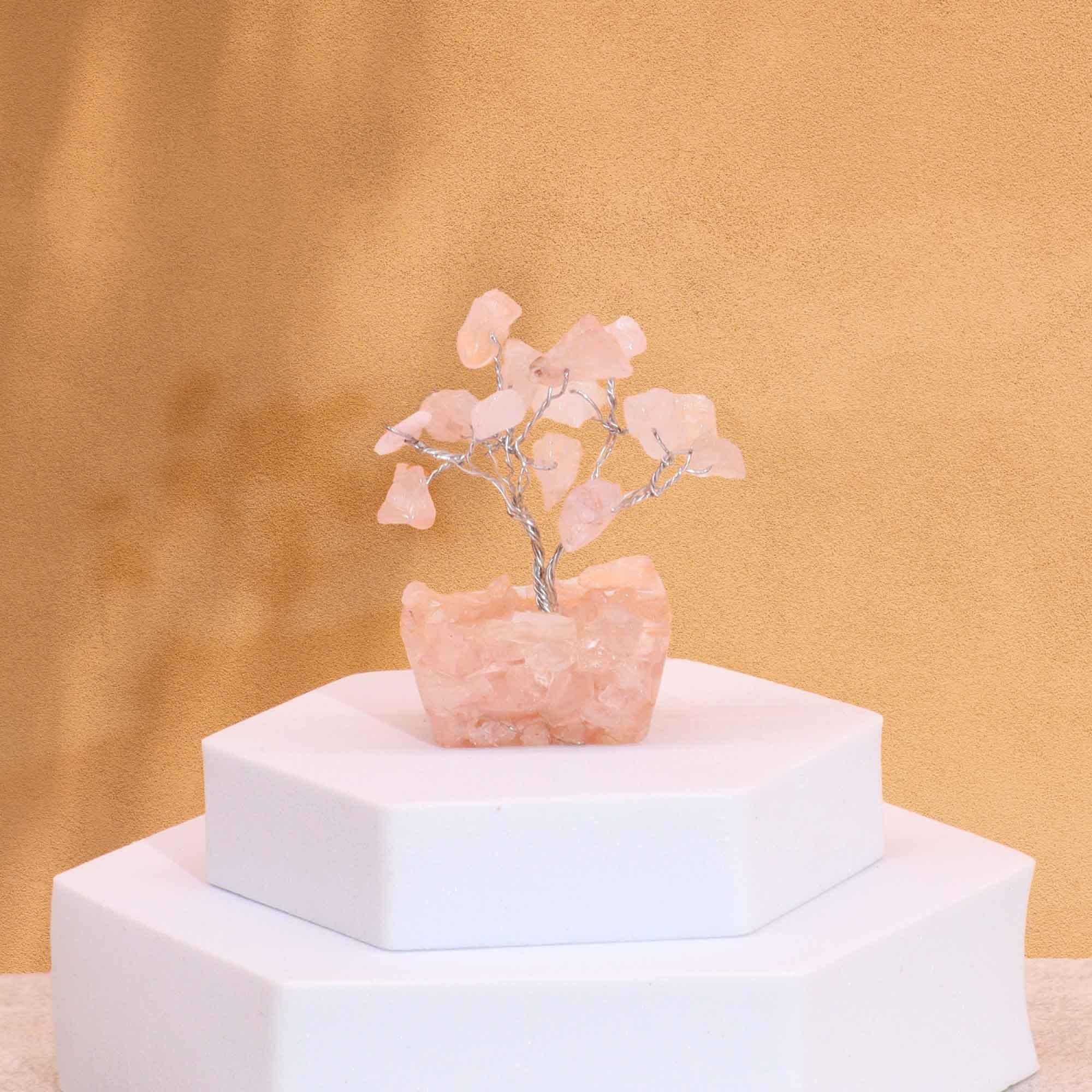 Mini Gemstone Tree On Orgonite Base Crystal Tree UK | 15 Stone Gemstone Tree decorative crystal gemstone tree