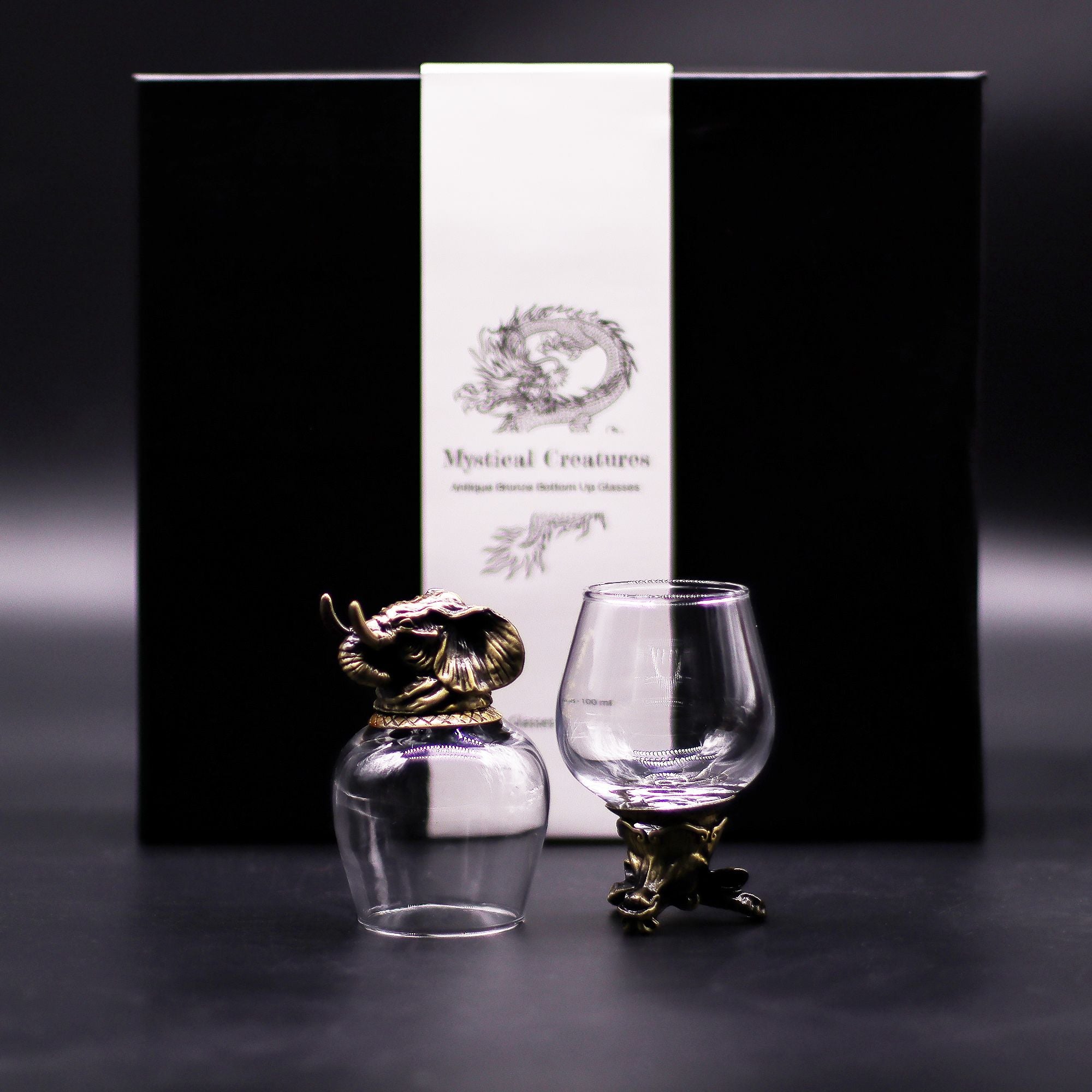 Gift Set of 6 Glasses (100ml) | Antique Bronze