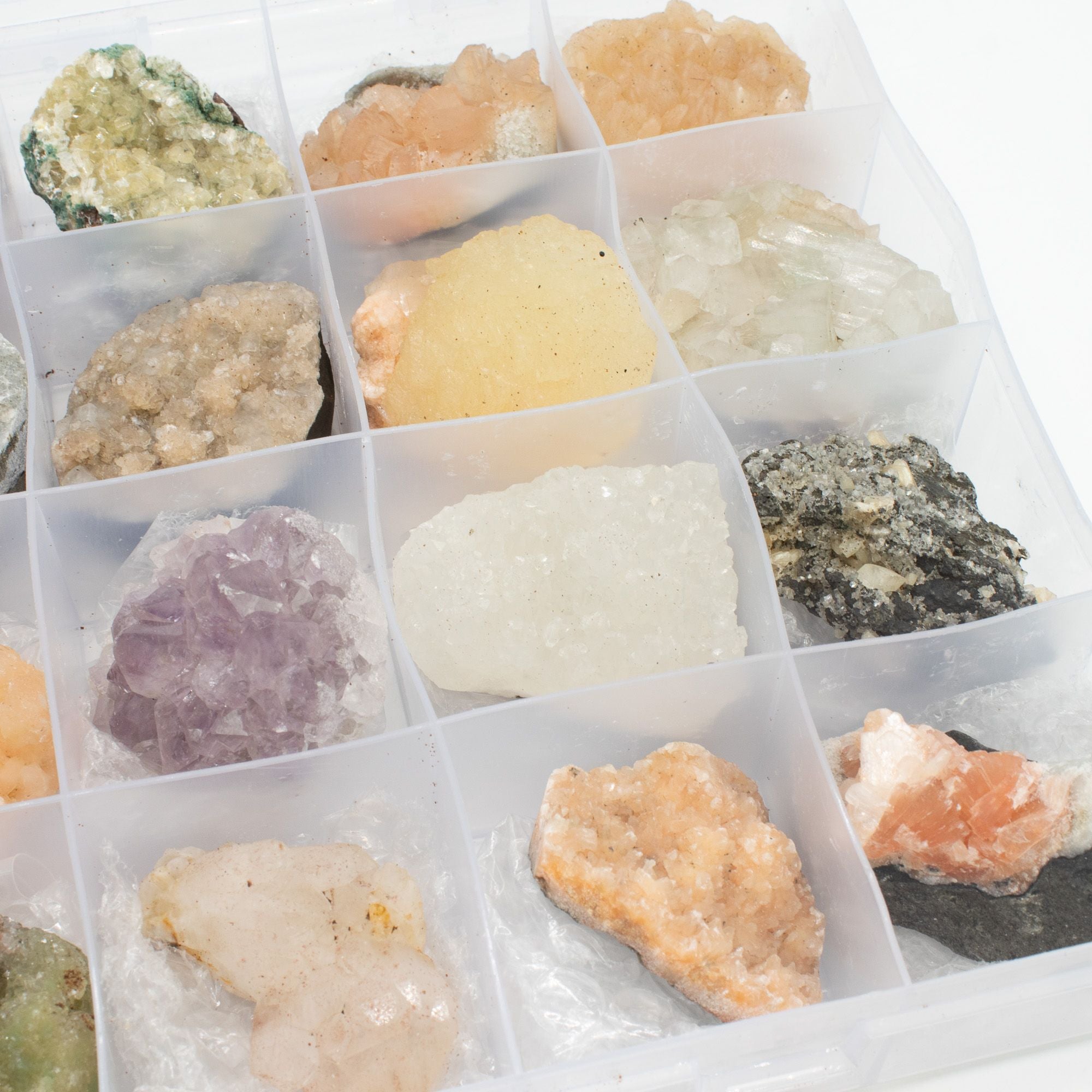 24x Mineral Specimens - Mixed Indian Zeolites
