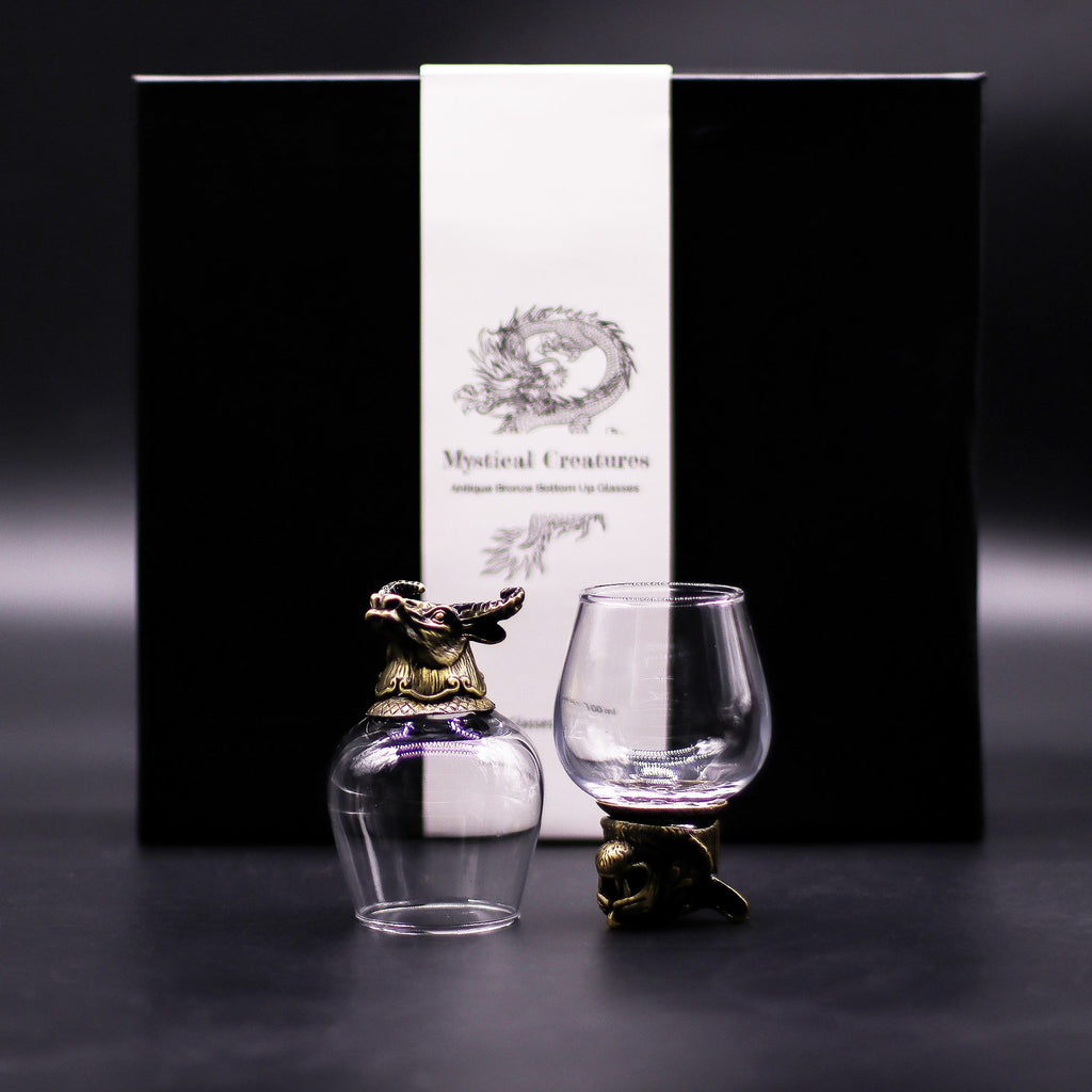 Gift Set of 6 Glasses (100ml) | Antique Bronze