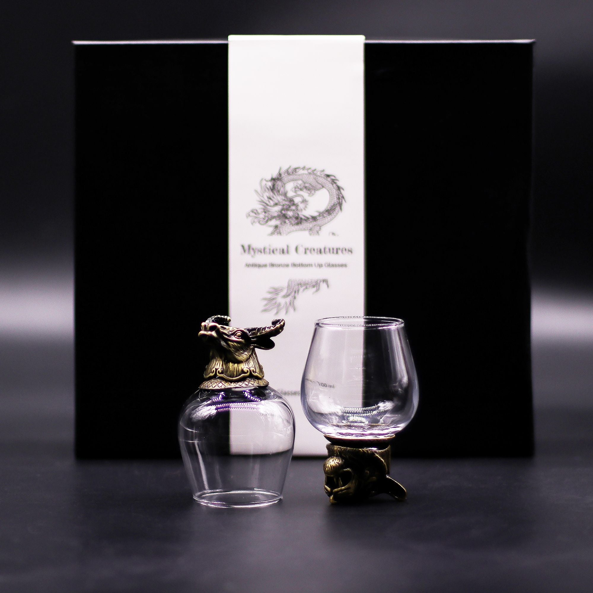 Gift Set of 6 Glasses (100ml) | Antique Bronze