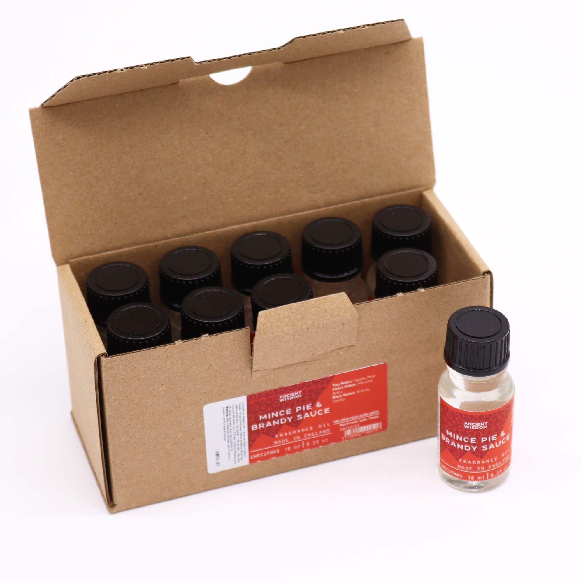 Mince Pie & Brandy Sauce Fragrance Oil 10ml (Pack of 5)