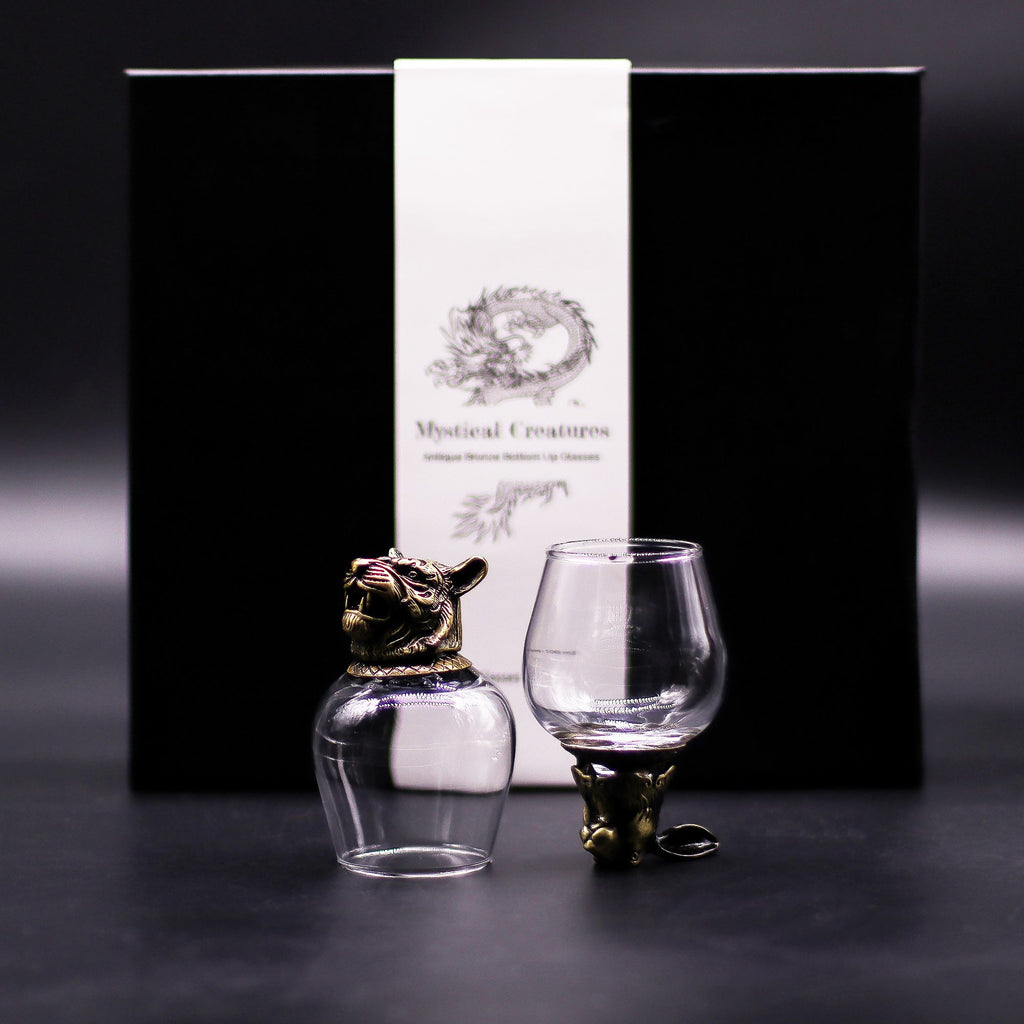 Gift Set of 6 Glasses (100ml) | Antique Bronze