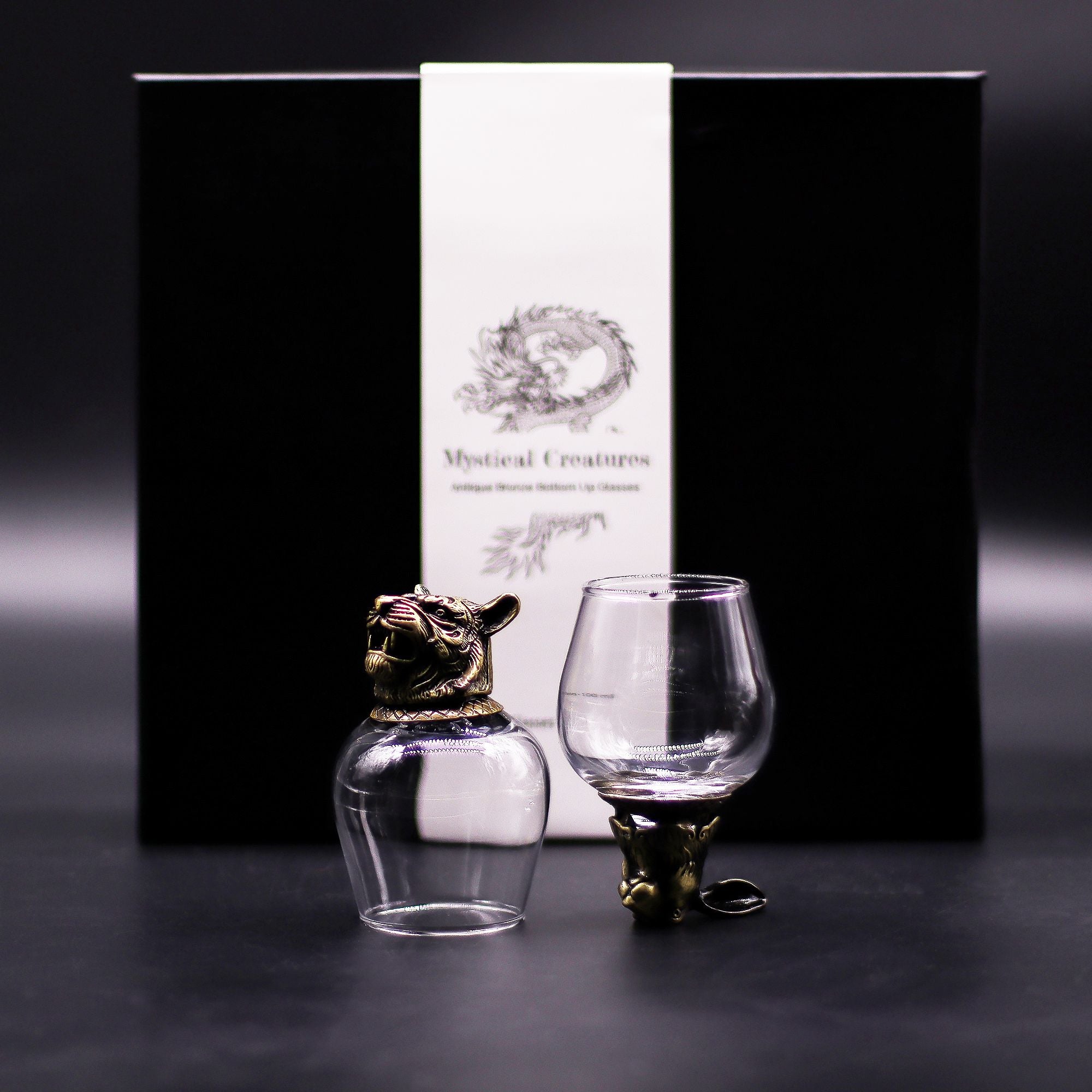 Gift Set of 6 Glasses (100ml) | Antique Bronze