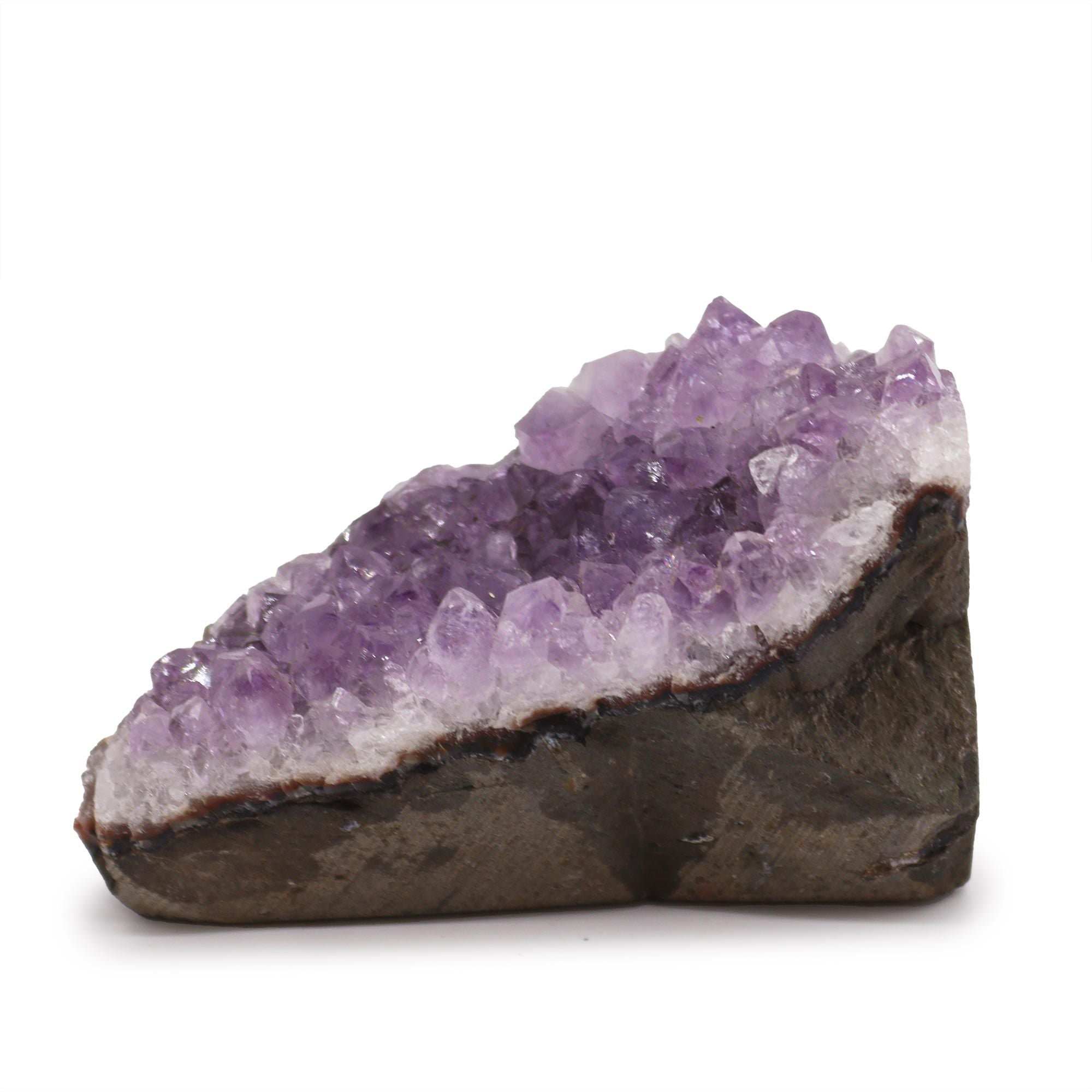 Medium Natural High Grade Amethyst Standing Cluster (approx 350 - 450gms 7.5 - 10cm)