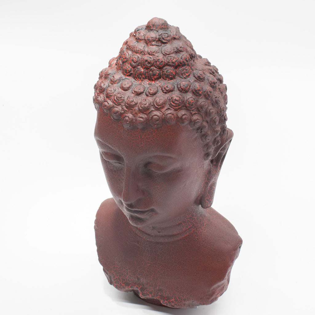 Buddha Bust Lamp Molten Lava - Oval stand