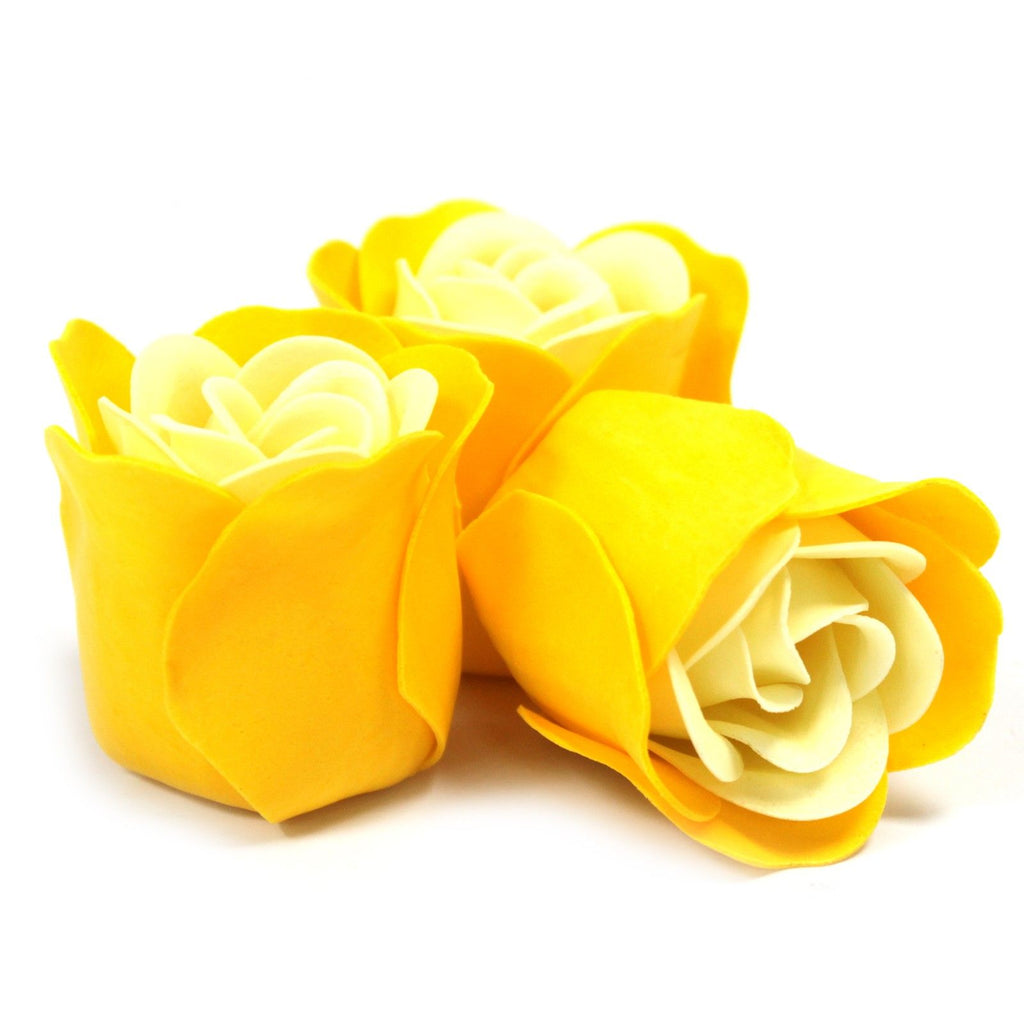 Set of 3 Soap Flower Heart Box