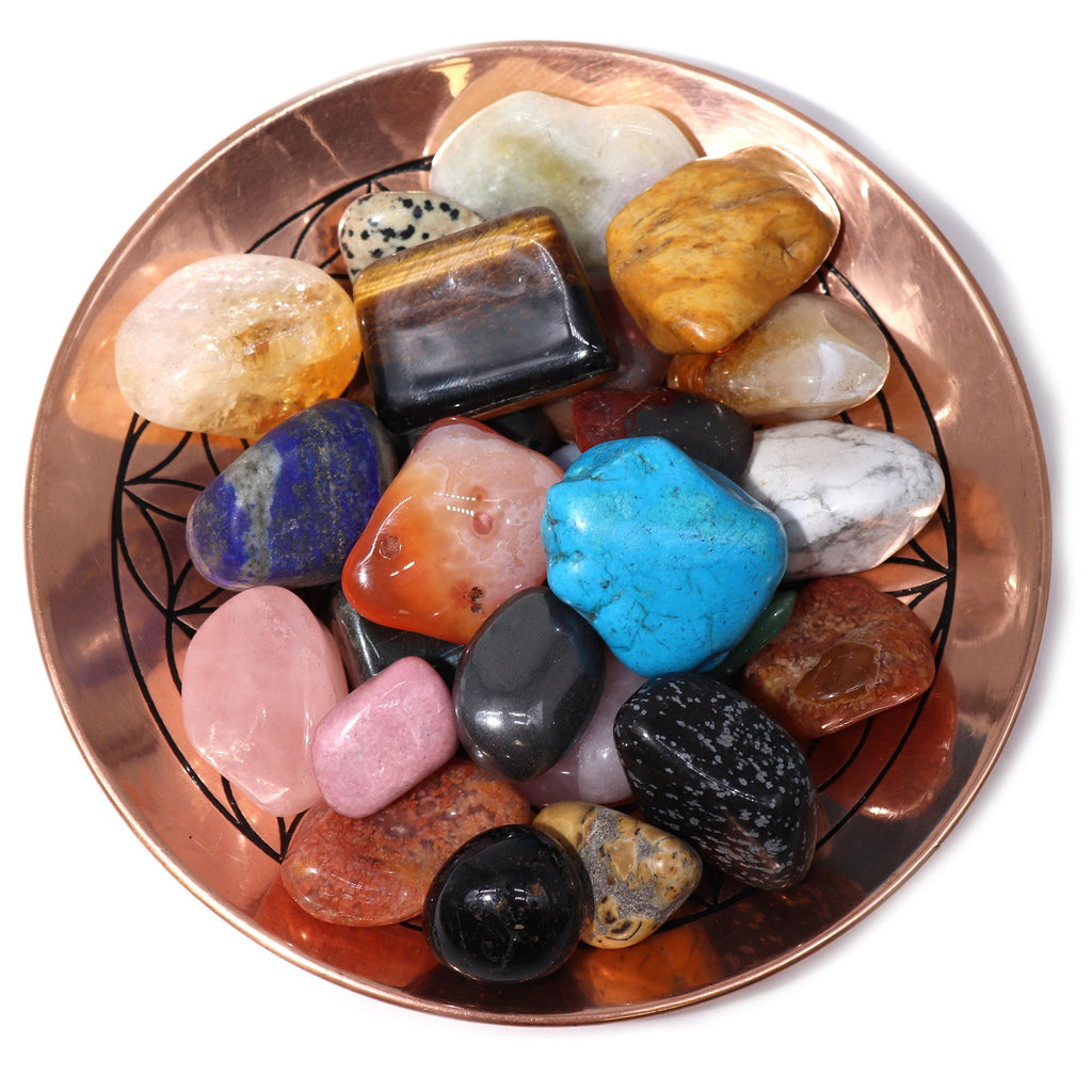 Lucky Dip Mixed Tumble Stones - 0.5kg (approx.. 25 stones)