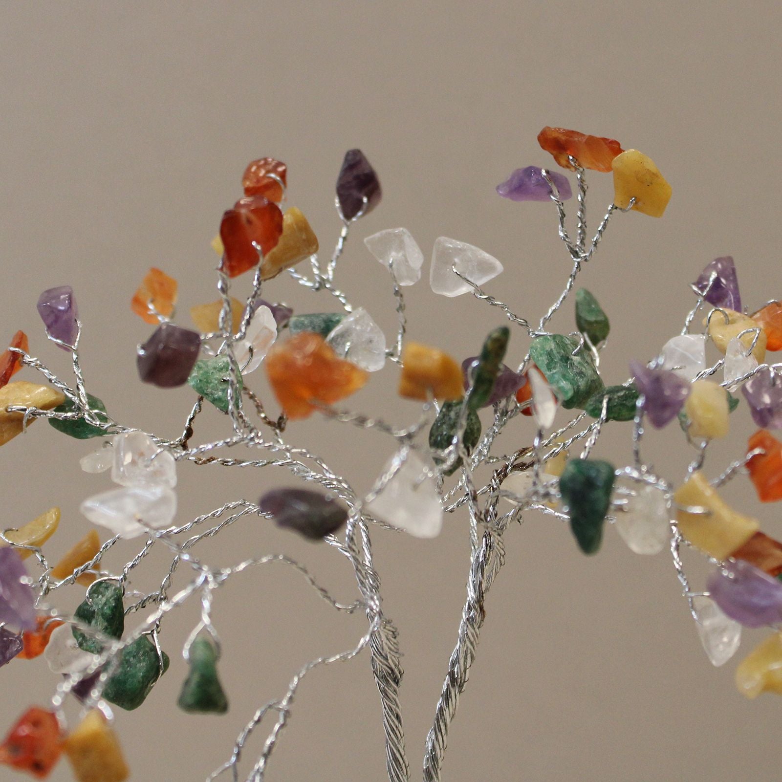 Gemstone Tree with Organite Base Crystal Tree UK | 80 Stone Gemstone Tree decorative crystal gemstone tree