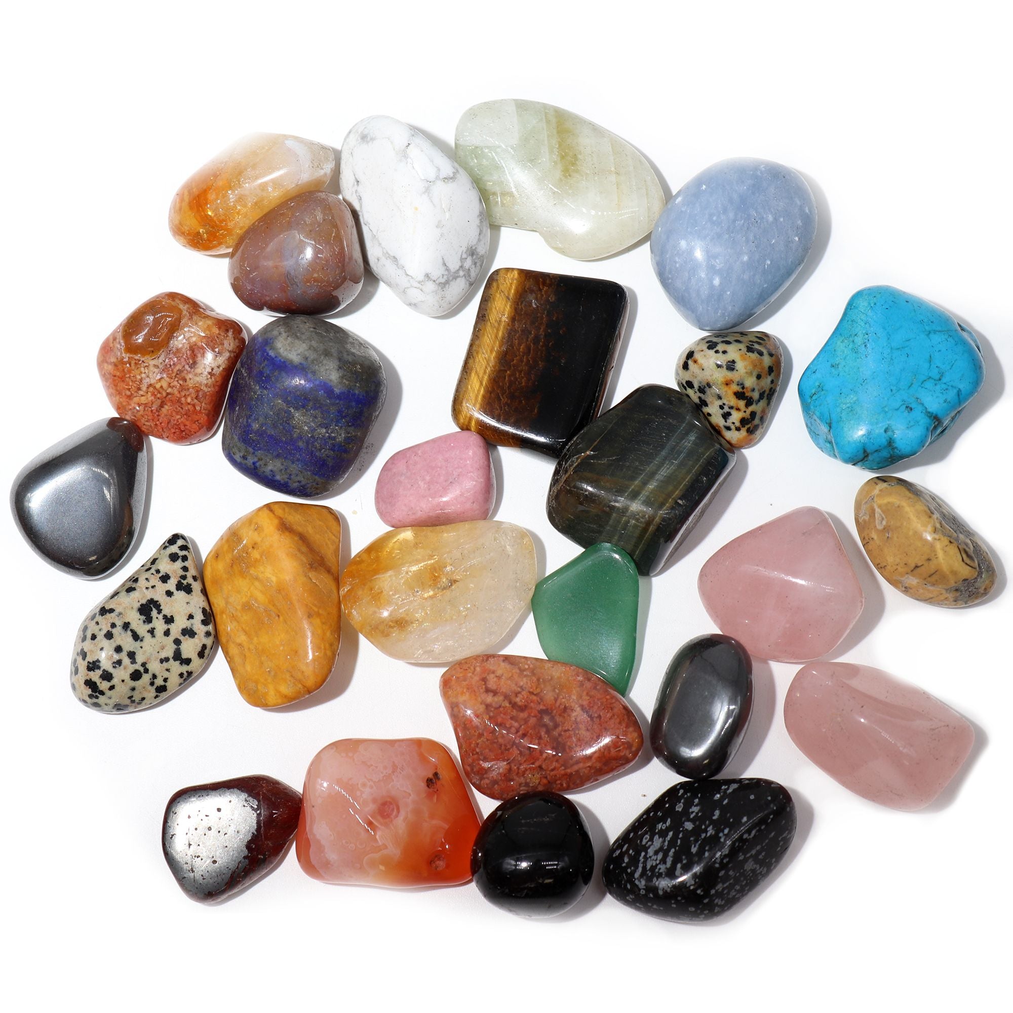 Lucky Dip Mixed Tumble Stones - 0.5kg (approx.. 25 stones)