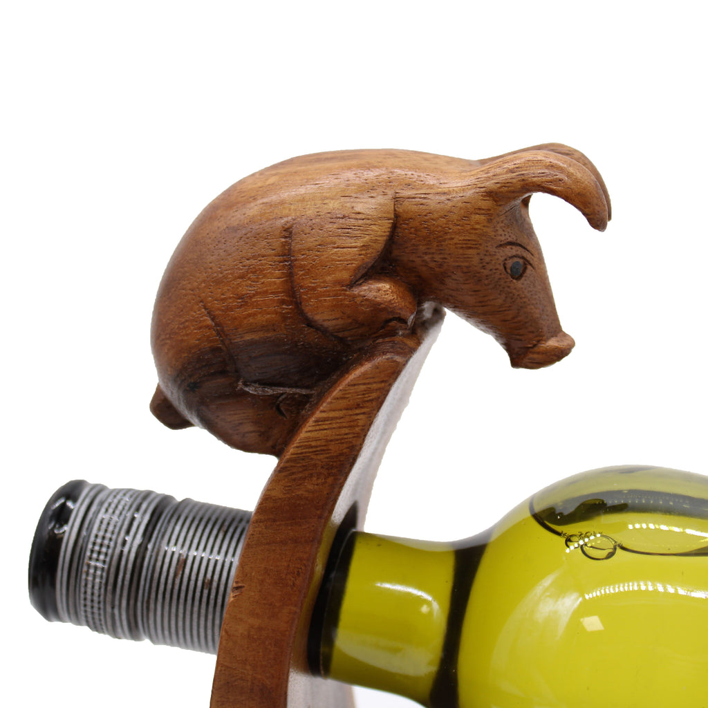 Balance Wine Holder - Pig