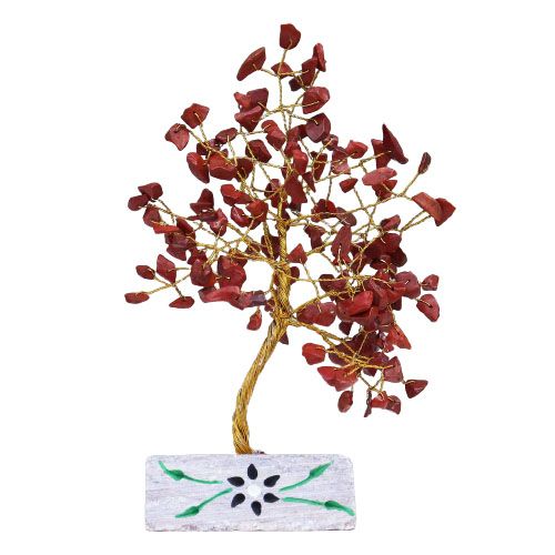 Red Jasper - 160 Stone Gemstone Tree