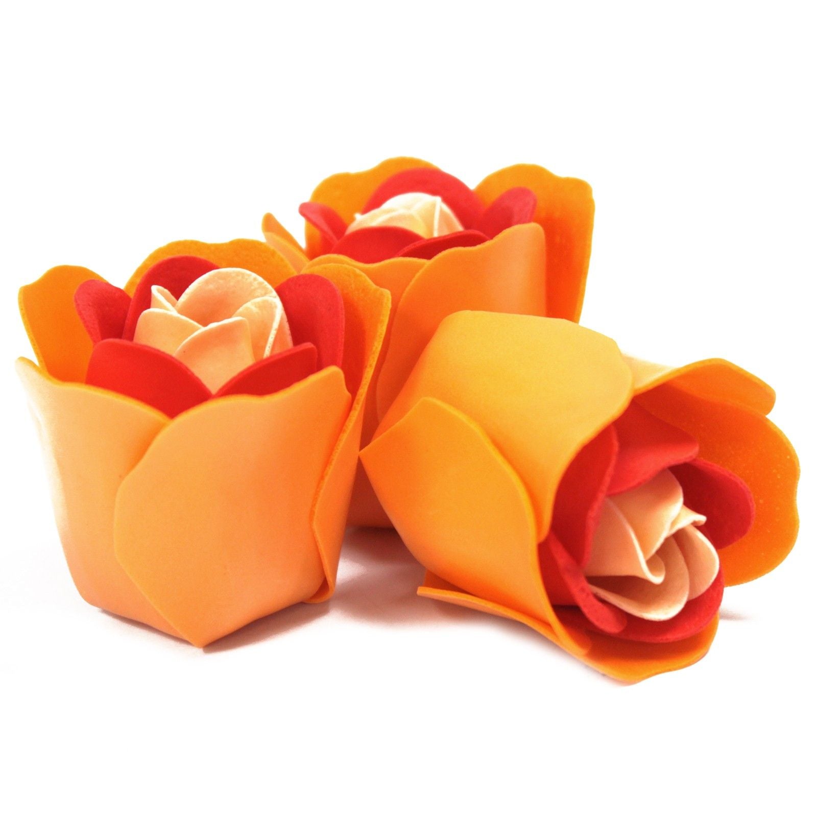 Set of 3 Soap Flower Heart Box