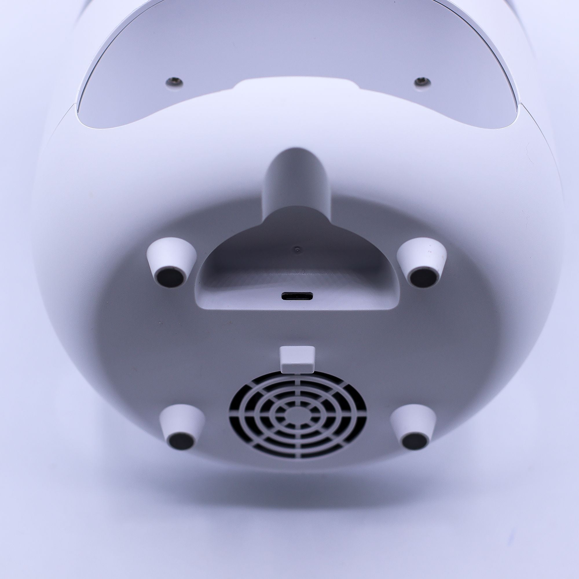 Salt Stone Flame Effect Aroma Diffuser  - White USB - Colour Change and Timer